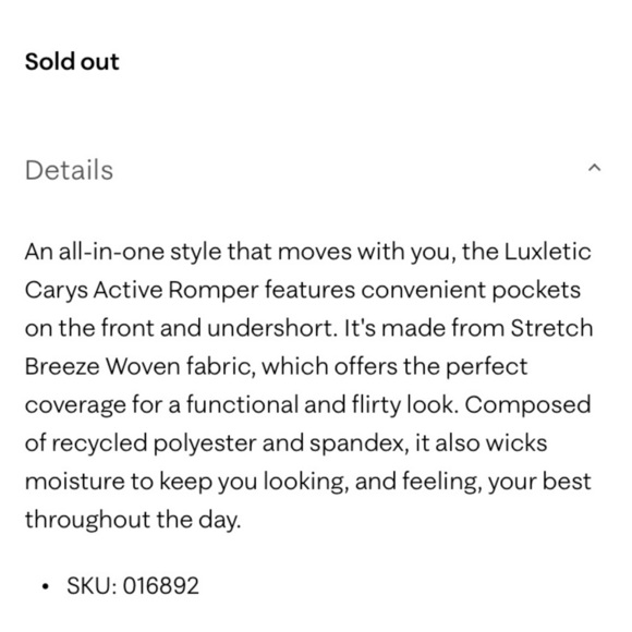 Lilly Pulitzer | Luxletic Carys Active Romper Barton Blue Star Gazing NWT L - Picture 3 of 5